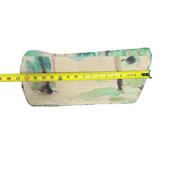 EMPORIO ARMANI Riviera Reversible Nylon Palm Print Shopping Bag - Picture 7 of 16